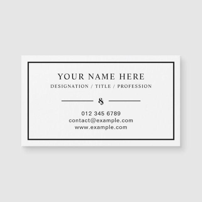 Diseño de tarjetas magnéticas profesionales para s (Anverso)