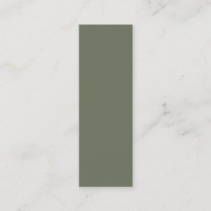 Diseño de tarjetas Minimalistas Moss Green Persona