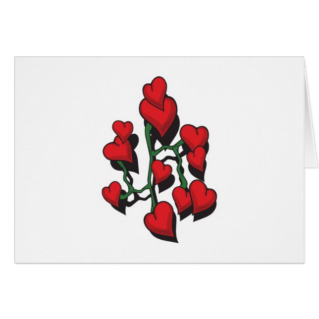 Diseño de tatuaje de corazón rojo (Anverso (Horizontal))