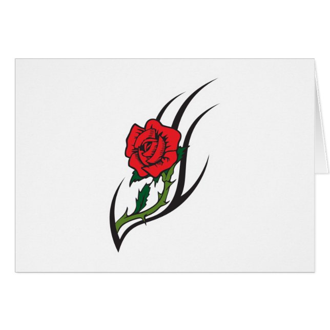 Diseño de tatuaje Rosa (Anverso (Horizontal))