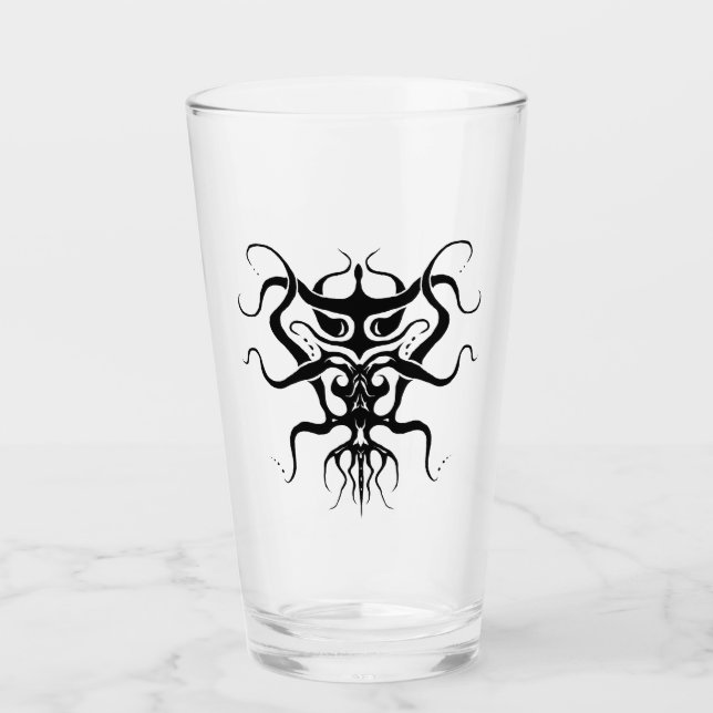 Diseño de tatuaje tribal de especie alienígena - n (Anverso)