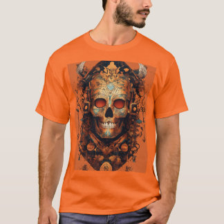 Diseño de tatuajes - Camiseta de fondo de color cl