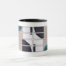 Diseño de taza abstracto