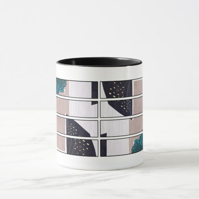 Diseño de taza abstracto (Centro)