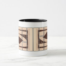 Diseño de taza abstracto