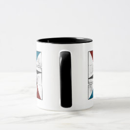 diseño de taza abstracto de mármol