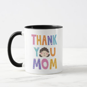 Diseño de taza de café "Gracias Mamá" Muy signific
