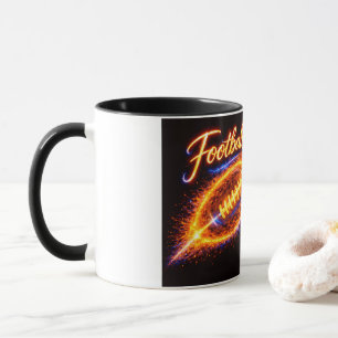 Diseño de taza envolvente Football Bring the Heat 