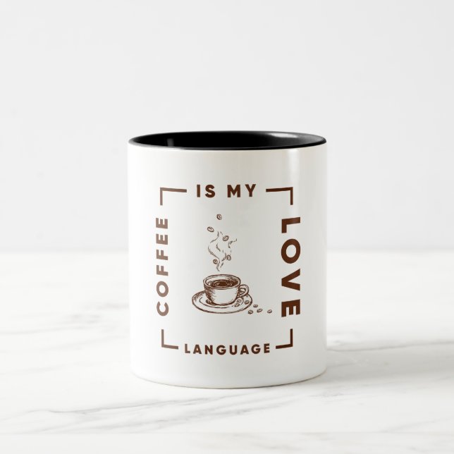 Diseño de taza para amantes del café 💘 (Centro)
