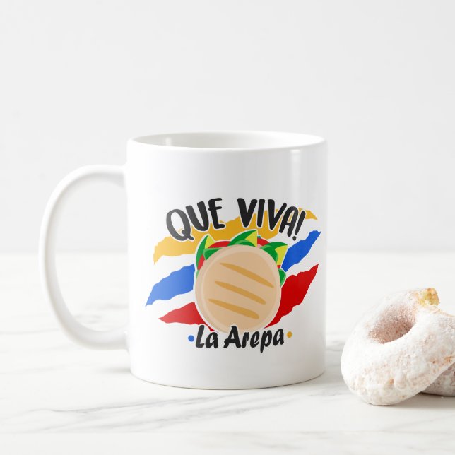DISEÑO DE TAZA VIVA LA AREPA VENEZOLANA