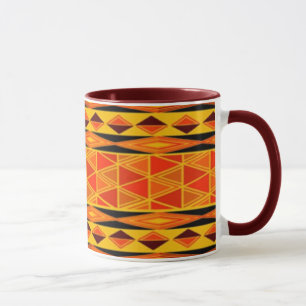 Diseño de tazas africanas