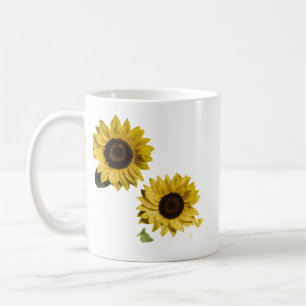 Diseño de tazas clásicas de girasol - Adoptando la