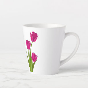 diseño de tazas de rosa