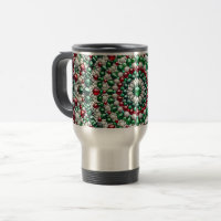 Diseño de tazas de viaje con colores italianos