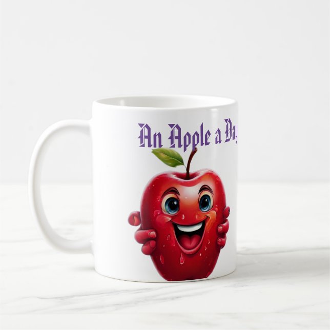 Diseño de tazas inspirado en Apple (Izquierda)