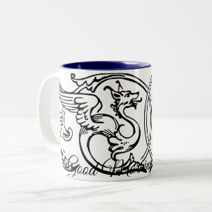 Diseño de tazas para café Dragon
