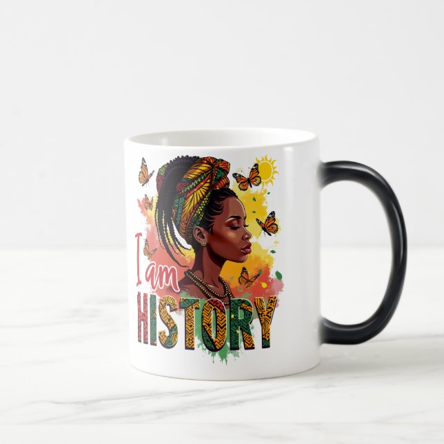 Diseño de tazas y tazas de historia negra (Derecha)