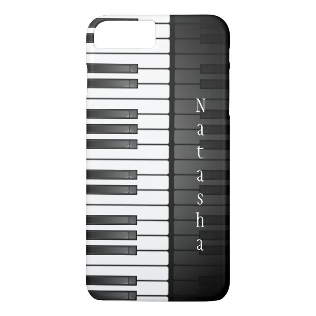 Diseño de teclado para piano Funda de Smartphone (Reverso)