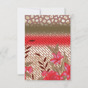 Diseño de tejidos intrincados con motivos florales