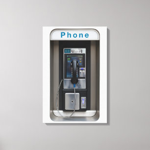 Diseño de Teléfono Público Retro, Arte de Cabina T