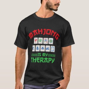 Diseño de terapia Mahjong para camiseta de fans ve