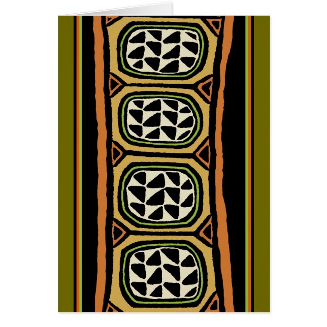 Diseño de Textil Africano Kuba (Frente)
