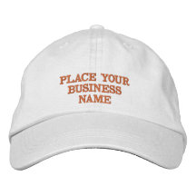 Diseño de texto y nombre personalizado para gorras