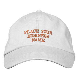 Diseño de texto y nombre personalizado para gorras