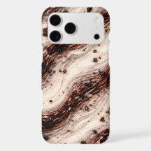 Diseño de textura de mármol de batido de cookies y