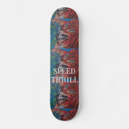 DISEÑO DE TIGER SKATE BOARD POR PAULA REILLY