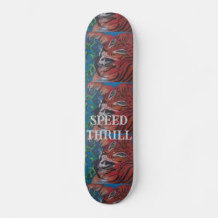 DISEÑO DE TIGER SKATE BOARD POR PAULA REILLY