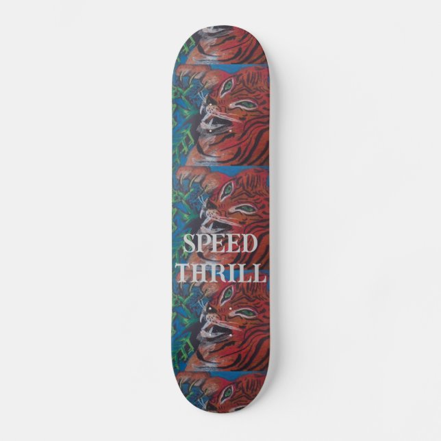 DISEÑO DE TIGER SKATE BOARD POR PAULA REILLY (Anverso)