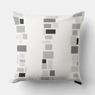 DISEÑO DE TILOS Gris MOSIAC Cojín decorativo retro