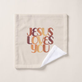 Diseño de tipografía cristiana que Jesús ama 