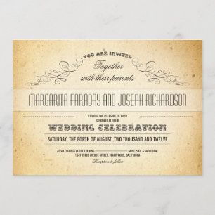 diseño de tipografía elegante invitaciones a bodas