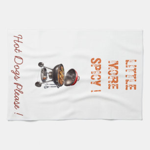 Diseño de toalla de cocina para parrilla BBQ Un Po