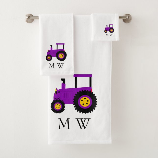 Diseño de Tractor Purpura Monogramado (In situ)