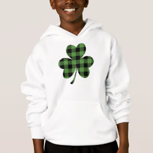 Diseño de trébol de shamrock de cuadros de Búfalo
