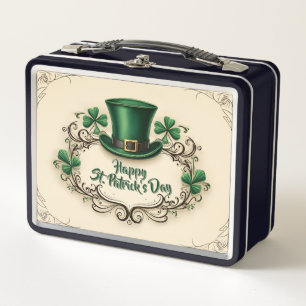 Diseño de trébol del día de San Patricio feliz