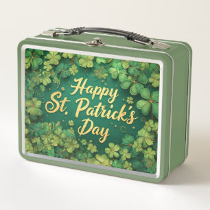 Diseño de trébol del día de San Patricio feliz