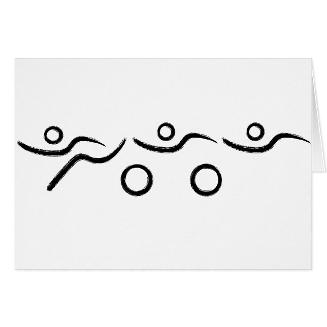 Diseño de triatlón fresco y único (Anverso (Horizontal))