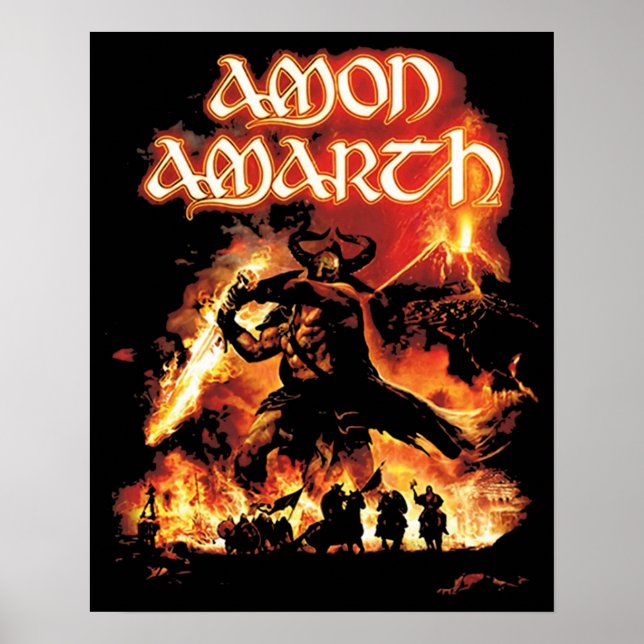 Diseño de tributo de arte para fans de Amon Amarth (Frente)