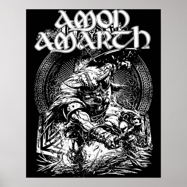 Diseño de tributo de arte para fans de Amon Amarth (Frente)