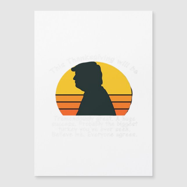 Diseño de Trumpsgiving (Anverso)