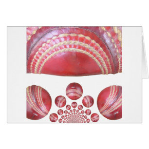 Diseño de una bola de cricket roja internacional i