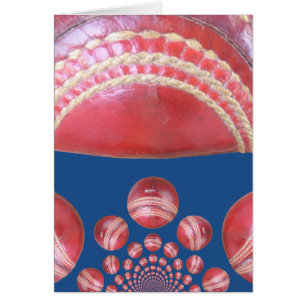 Diseño de una bola de cricket roja internacional i