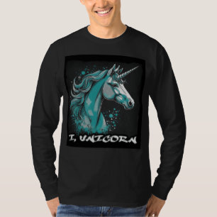 Diseño de Unicornio – Camiseta de Manga Larga