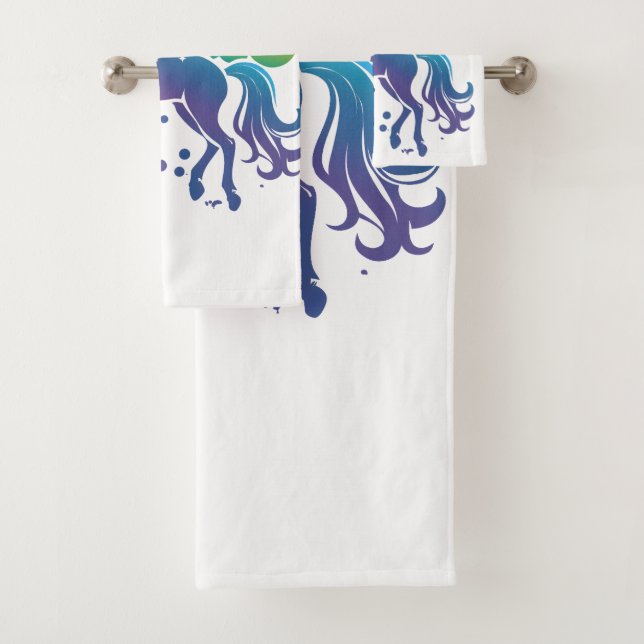 Diseño de unicornio de color arcoiris (In situ)