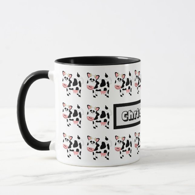Diseño de vaca de taza (Izquierda)