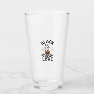 Diseño de vector de gato negro especial amor Hallo